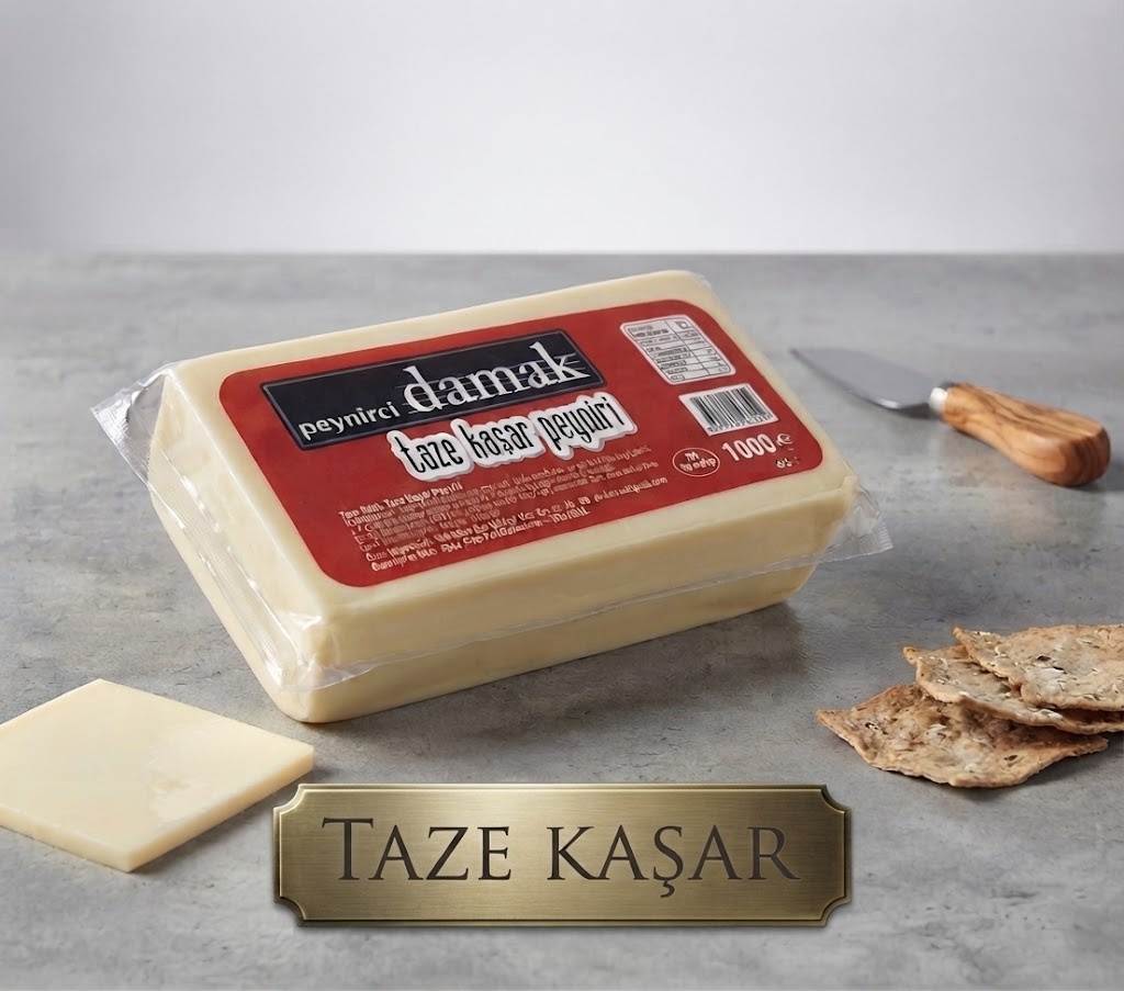 DAMAK TAZE KAŞAR PEYNİRİ 1000GR
