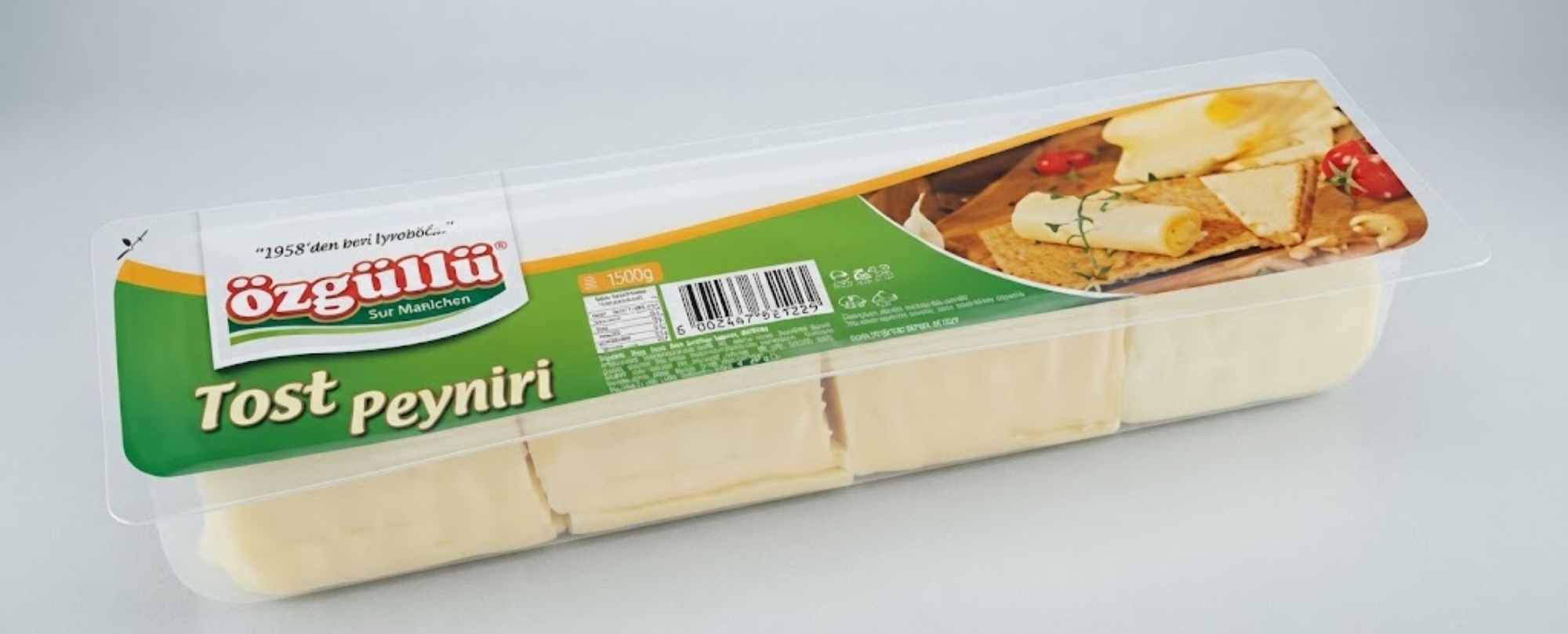 ÖZGÜLLÜ DİLİMLİ TOST PEYNİRİ 1000GR