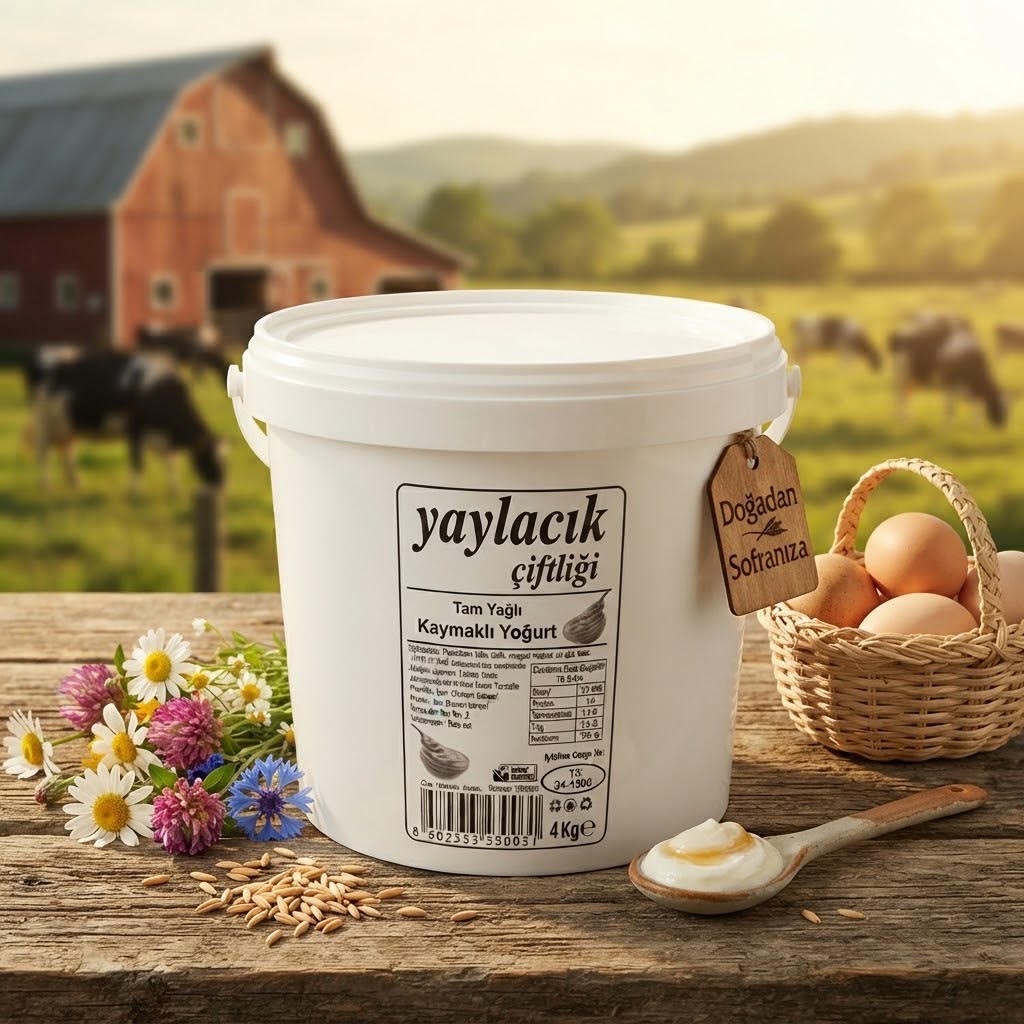 YAYLACIK TAM YAĞLI YOĞURT 4000GR